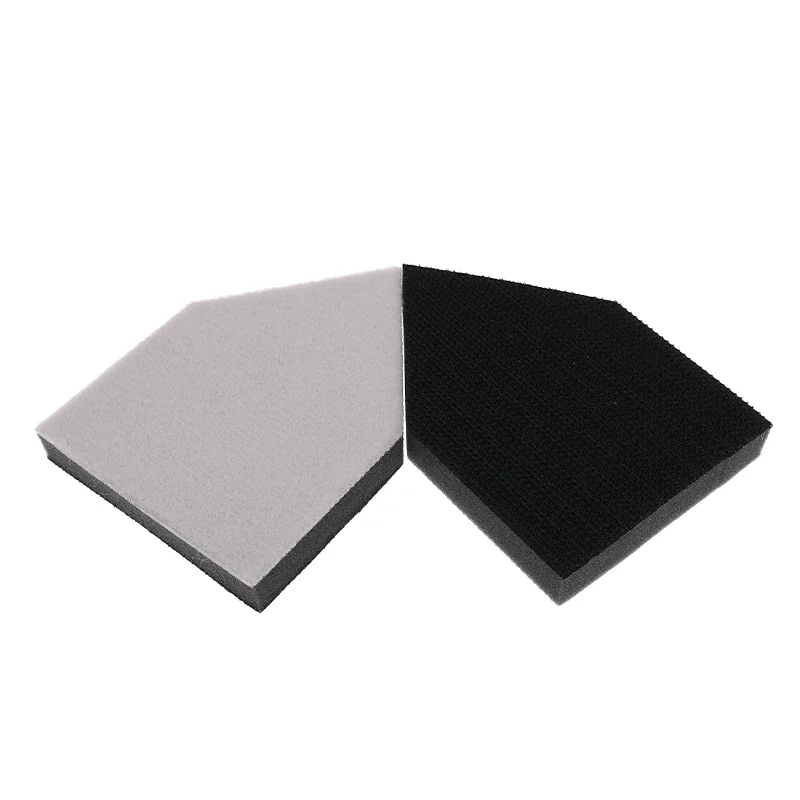 63*88mm Hook and Loop Soft Sponge Cushion Interface Pad 5 Pcs Sanding Sander Backing Pad for Automotive Woodworking Polishing