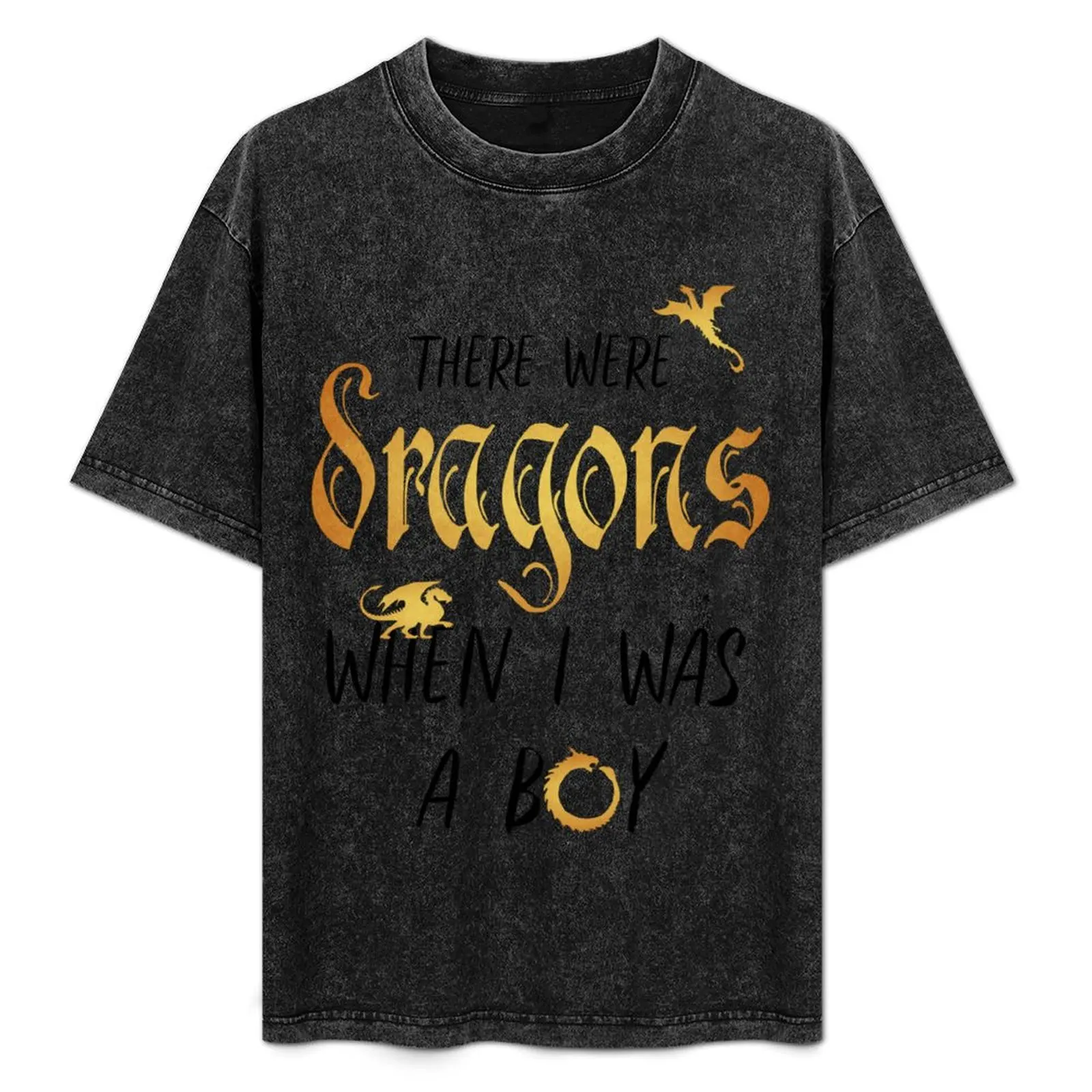 

There Were Dragons T-Shirt Construction Work Tee Shirt