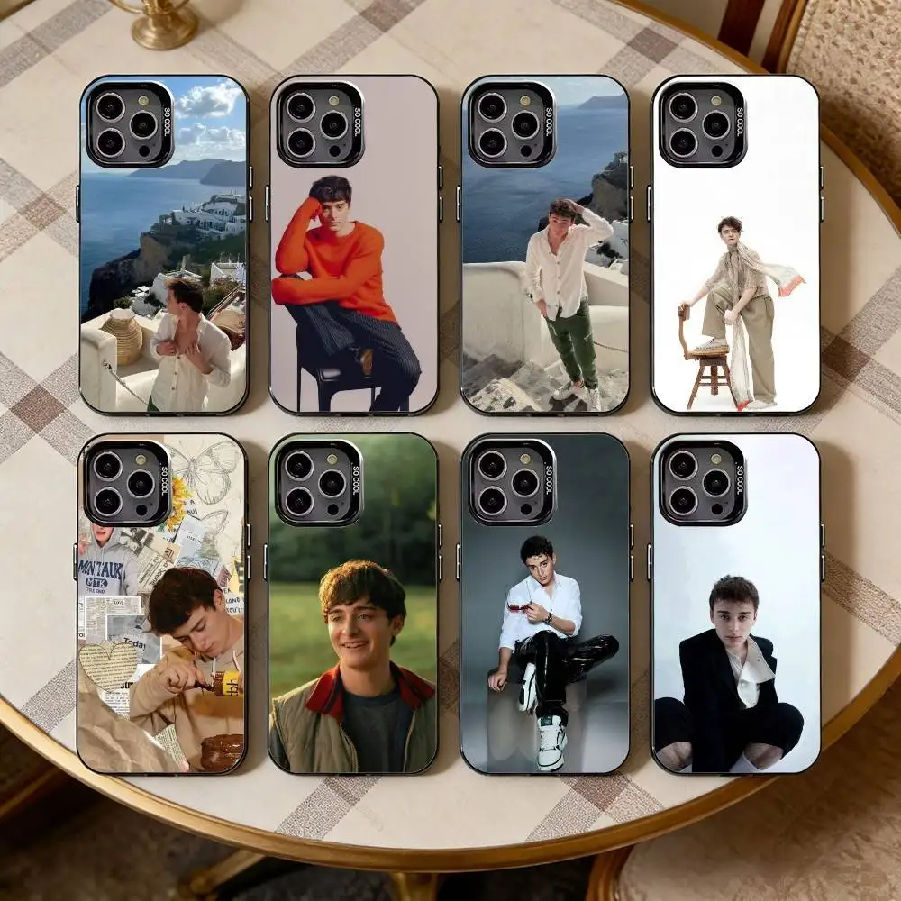 

Actor N-Noah-AH Schnapp Phone Case For iPhone17,16,15,14,13,12,11 Plus,Pro Max Black Candy silver phone case