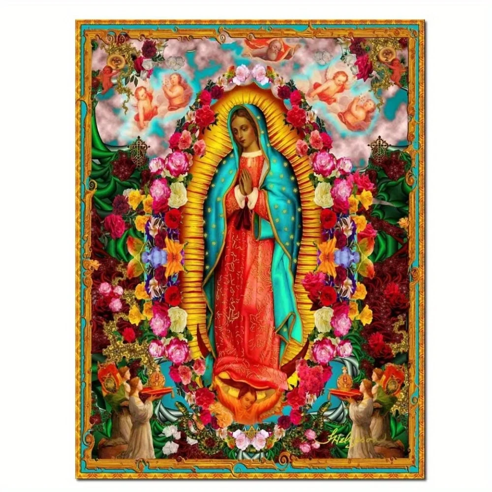 

500/1000/1200/2000PCS Puzzle Our Lady of Guadalupe Jigsaw DIY Modern Home Wall Decor Holiday Gifts Educational Gift