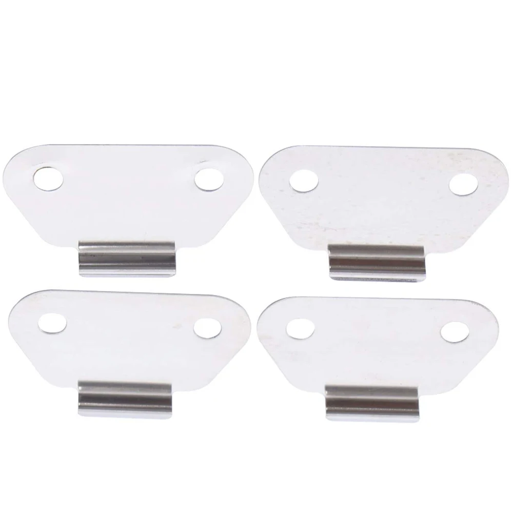 4pcs Motorcycle Chrome Saddlebag Lid Wear Plates Strike Plates For Harley Touring Models with Hard Bags 1993-2013 90962-93