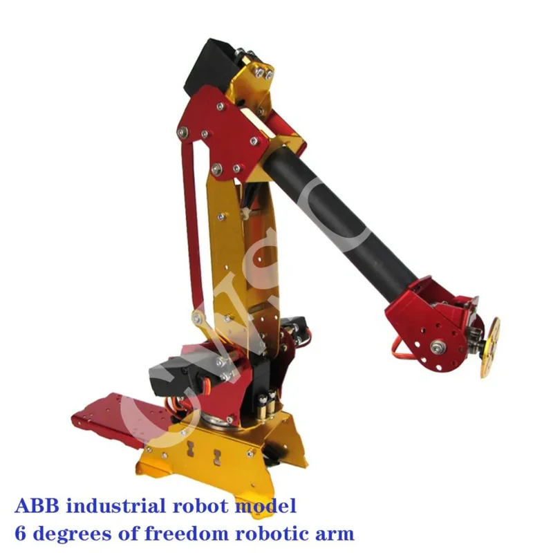 Metal ABB Industrial Robot Model 6 Degrees Of Freedom Mechanical Arm Six-Axis CNC Switch Manipulator Teaching Diy