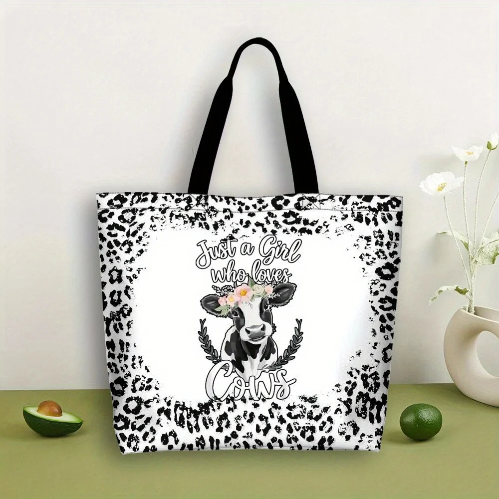 

Cute Cow Travelling bag for Women Girls - Floral Cow Print Tee - Farm Animal Lover Outfit - Comfortable Short Sleeve Top