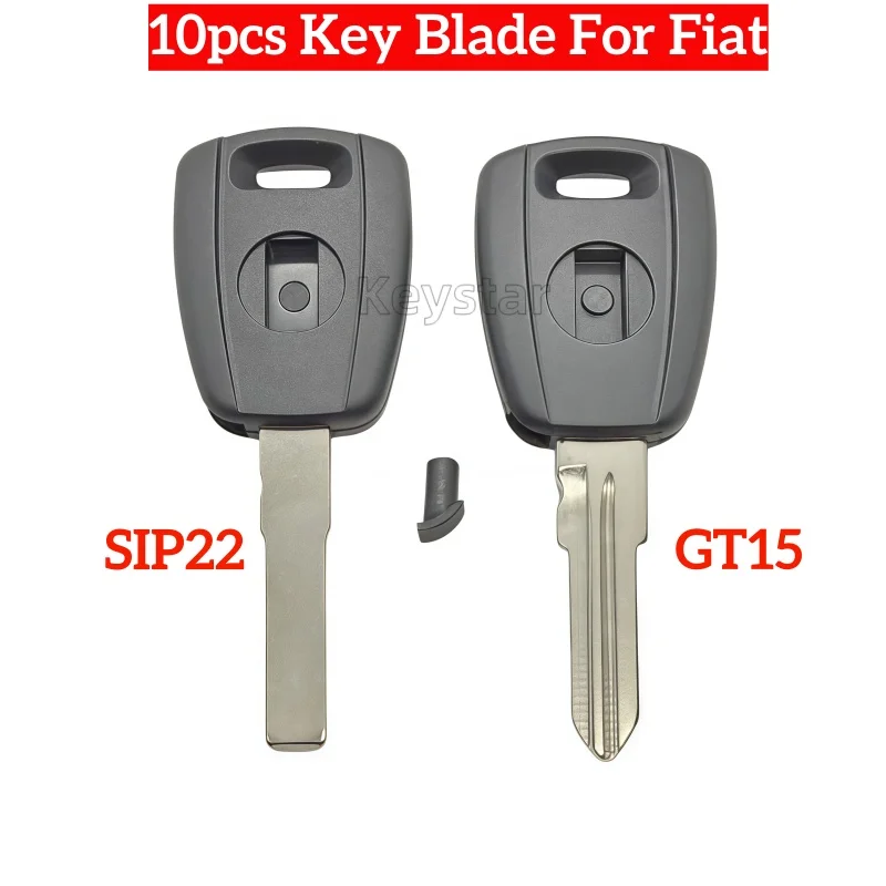 

keystar 10pcs/bag Non-Transponer Key Chip Less Key SIP22 #157 Key Blade for Fiat 500 Bravol Doblo Punto Ducato Stilo Panda Qubo