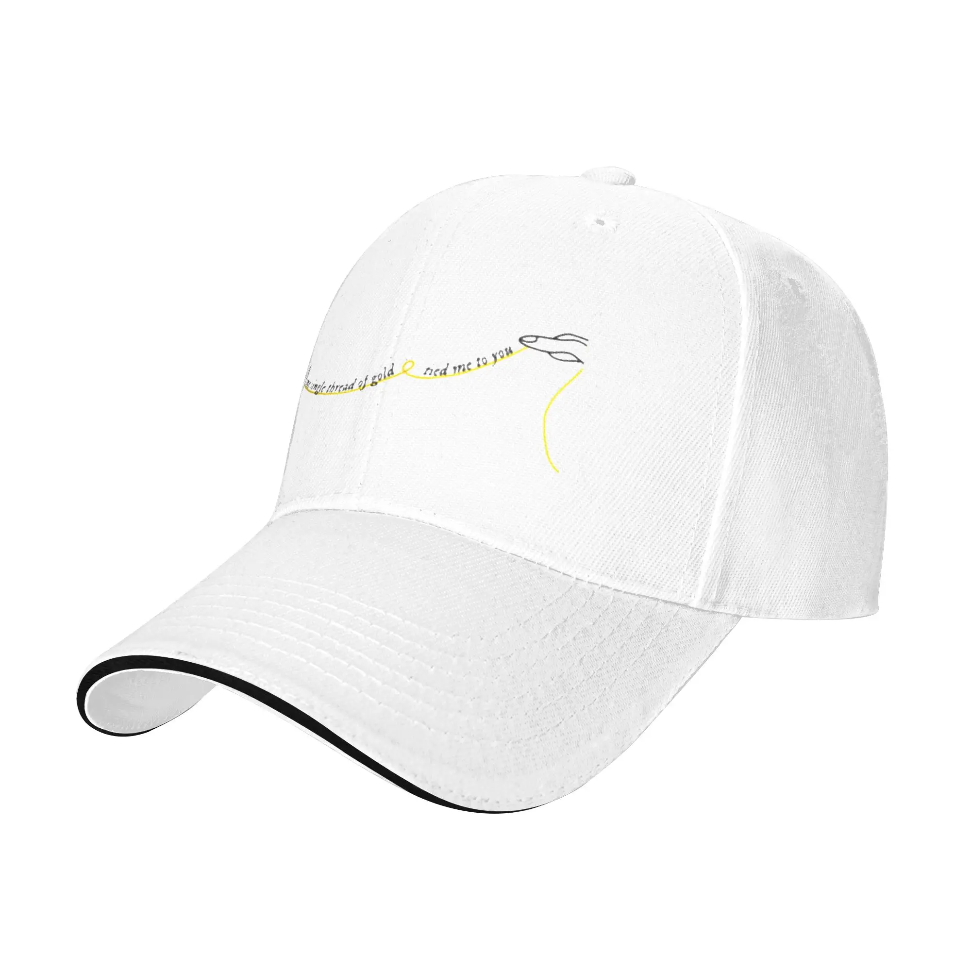 invisible string - one single thread of gold tied me to you Gift For Children Men Women A Baseball Cap Hat