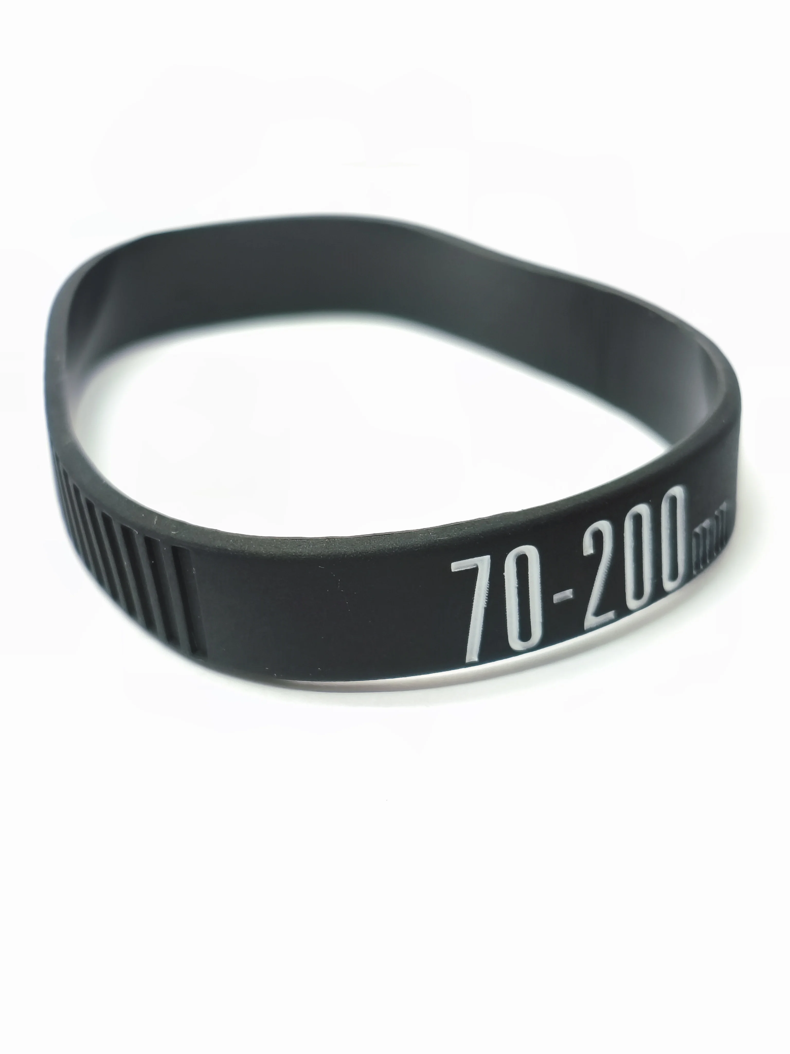 Photographer silicone bracelet Aperture 70-200mm Lens Wristband