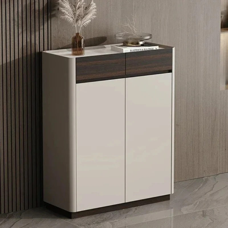 Hallway Luxury Shoe Cabinet Multifunction Home Shoe Cabinet Entrance Narrow With Doors Meuble Chaussures Organizer Furniture