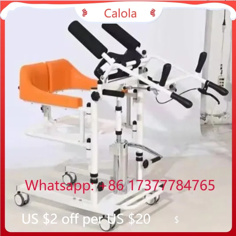 Multifunctional Hydraulic Patient Transfer Chair 2025 New Model for Bedridden & Hemiplegic Patient Care