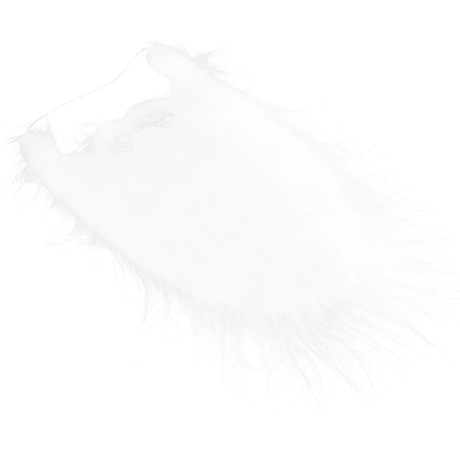 

Santa Beard Realistic Soft Cloth False Beard Adjustable for Christmas Party Prop Santa Claus Dress Up Supplies