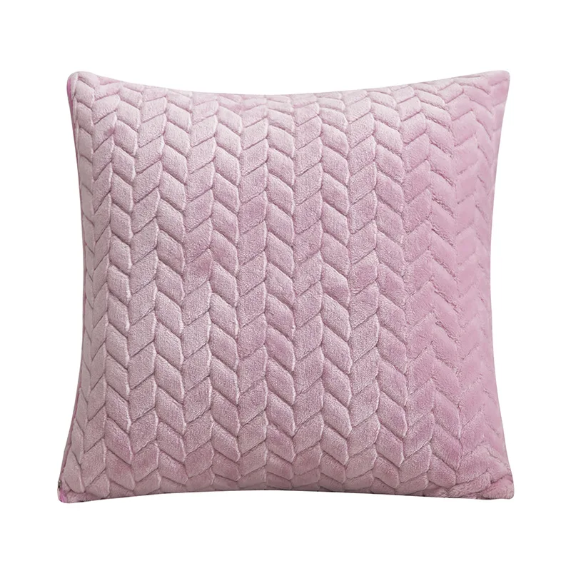 2025 Modern Minimalist Office Plush Pillowcase Cushion Car Lumbar Support Pillowcase Декоративные Подушки