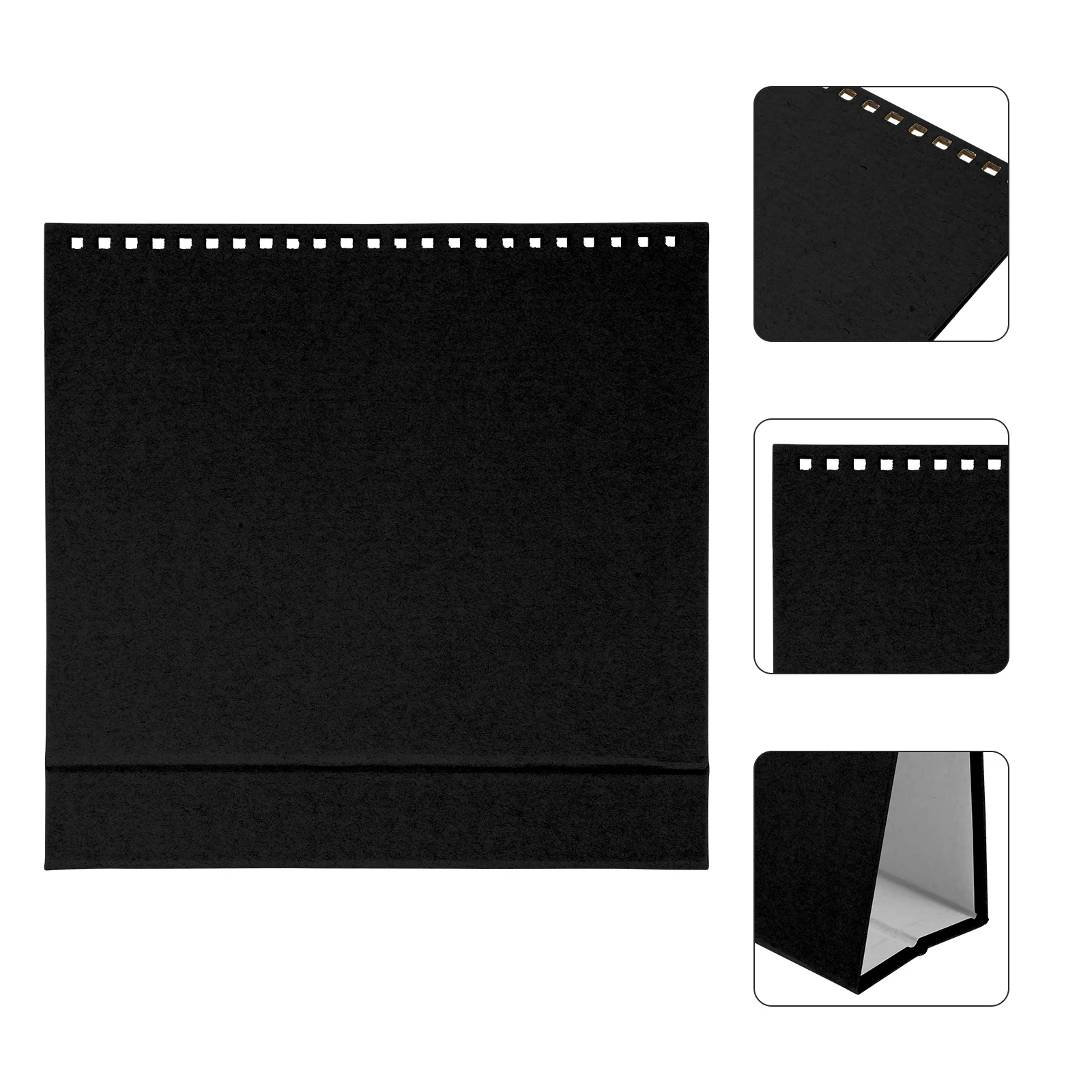 12 Buah Alas Kalender Meja Kosong Kertas Iridescent Perlengkapan Pembuatan DIY Rak Desktop Serbaguna Untuk Dekorasi Proyek Kerajinan