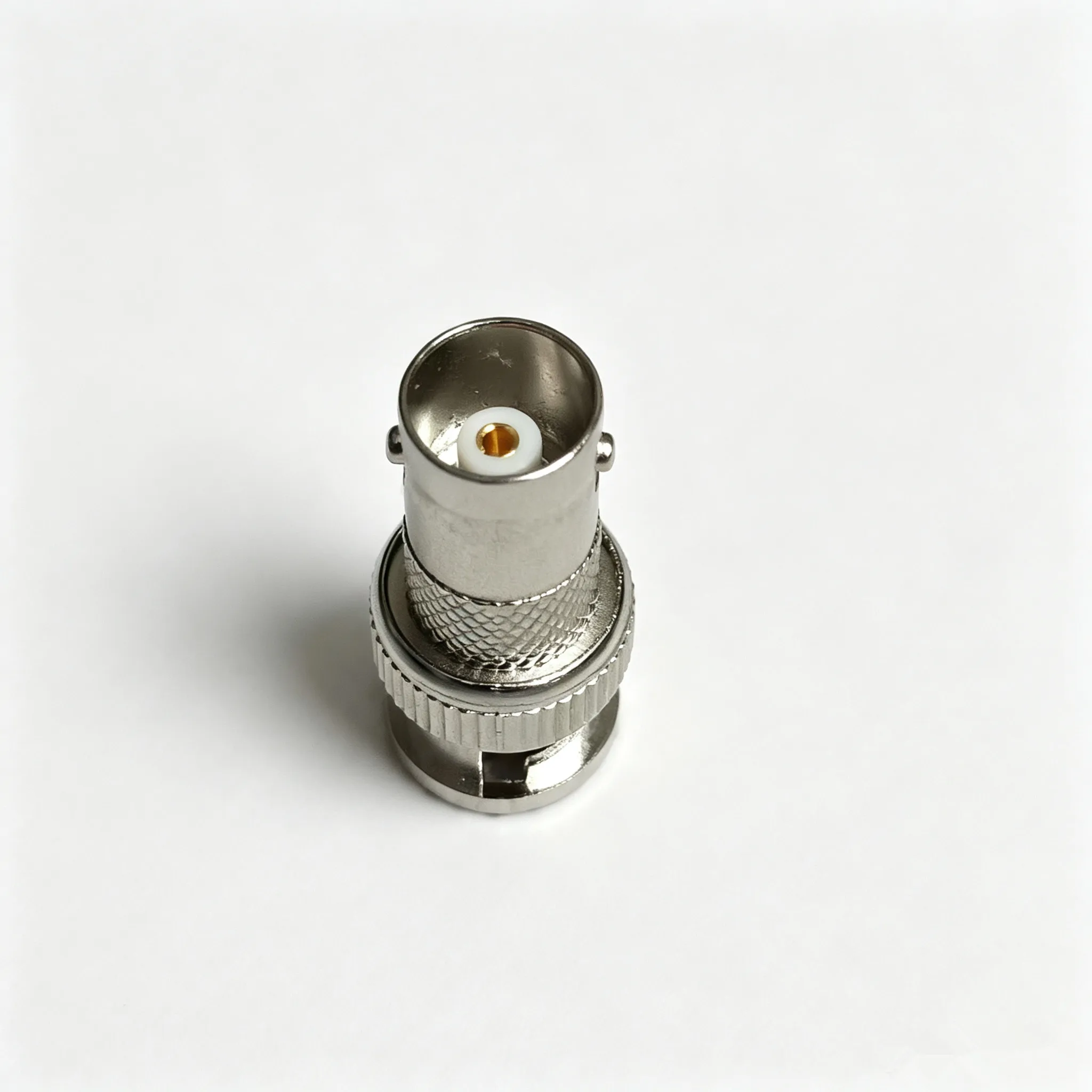 100/20pcs BNC Male To BNC Female Plug Coax Connector Adapter For CCTV Camera Support Silver monitor Audio Video Surveillancer