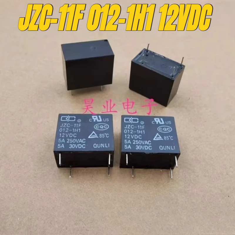 

（Brand New）1pcs/lot 100% original genuine relay:JZC-11F 012-1H1 12VDC 5A 4pins