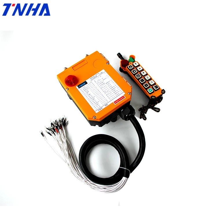 

TNHA1 F24-8S DC/AC 8 channel industrial crane waterproof radio remote pendant control universal wireless switch for hoist