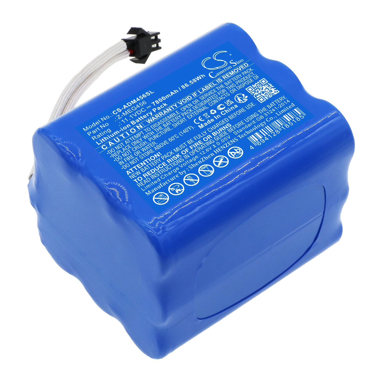 Cameron Sino 11.1V 7800mAh Lighting & Studio Battery Z-MEG456 for American DJ MEGA QPLUS GO +TOOL