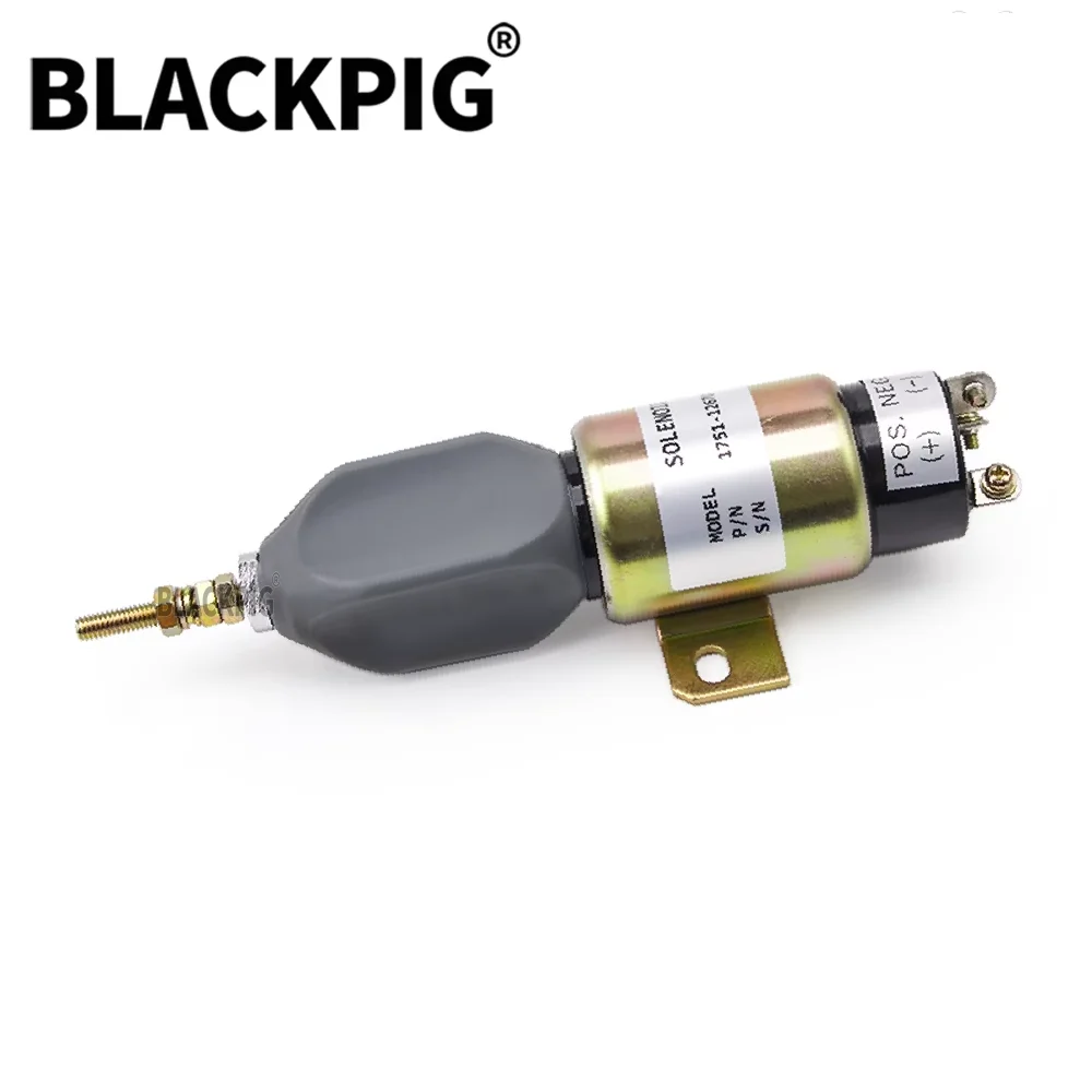 1751-1267U1B1S5A Diesel Engine Fuel Shutdown Solenoid Valve Flameout Shut off Stop Solenoid Generator Part SA-3933-12 SA-3393-24
