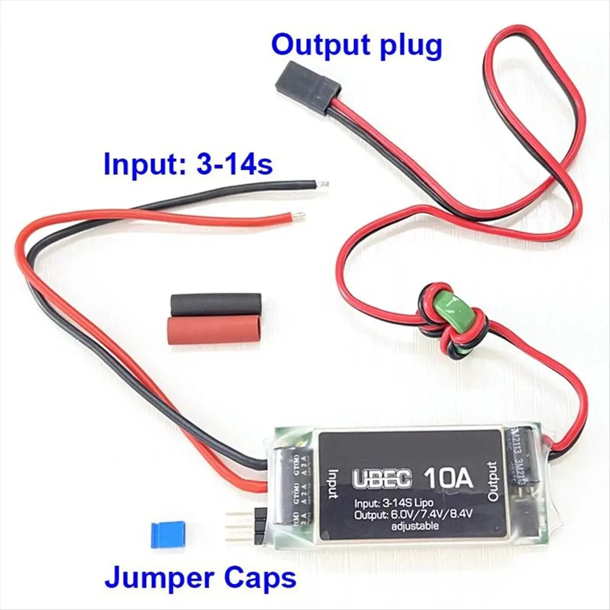UBEC 10A HV 3-14S Voltage Regulator Module Multirotor Helicopter UBEC HV 3-14S Voltage Regulator Module Plastic