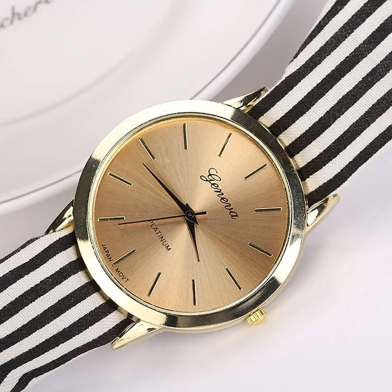 Personalized Buttonless Hand Tie Floral Strap Watch Women Girl Watches Cloth Quartz Bracelet Wristwatch Reloj Mujer Students