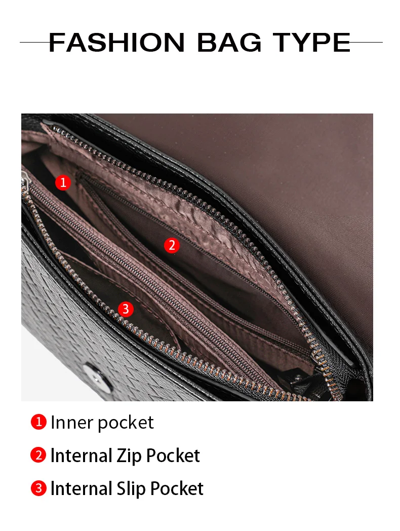Aidrani Echtleder-Umhängetasche für Damen 2026 Neu Vielseitige Kleine Quadratische Tasche aus Rindsleder mit Gewebtem Muster – Detail 5
