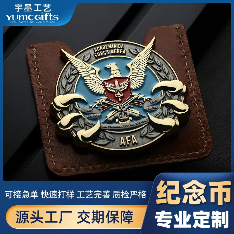 

Customized. Commemorative Coin-Border Enterprise Annual Meeting Gifts Metal Coins Paint Zinc Alloy Le
