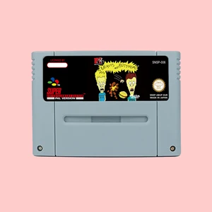 Kartrid Game Aksi Beavis dan Butt-Head Untuk Kartu Konsol Game SNES 16bit NTSC USA PAL EUR 10 penjualan terbaik beavis dan butthead figure - №