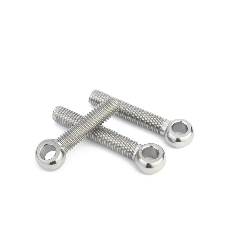 M10 M12 Eye Bolt 304 Stainless Steel Round Ring Head Link Bolt Fisheye Eye Slip Hole Screw