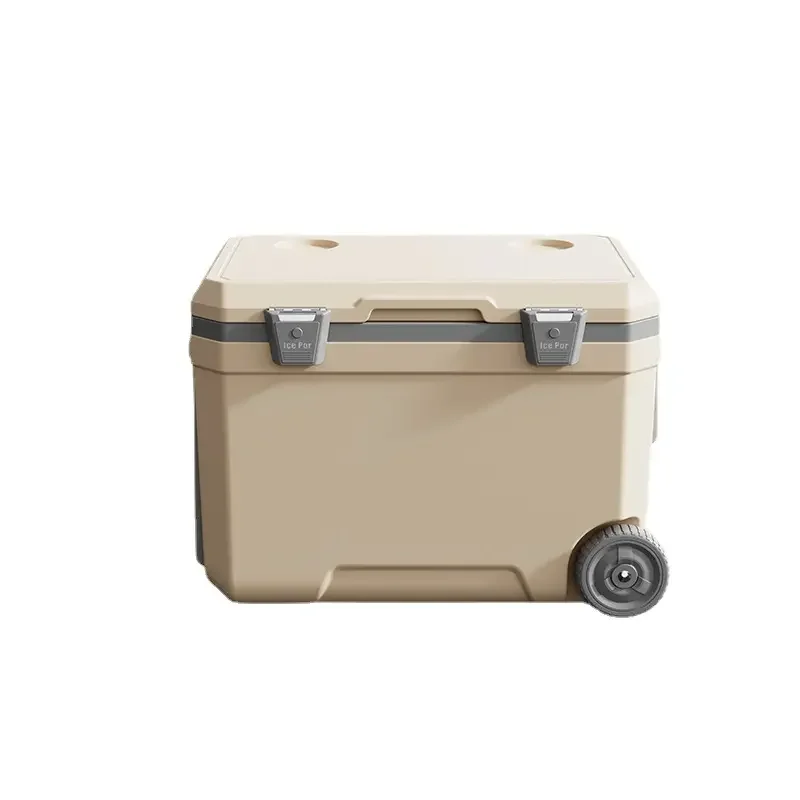 

Custom 45L Outdoor Adventure Refrigerator: Portable Car Cooler,Camping Fresh-Keeping Box With Wheels, Cost-Effective And Large C