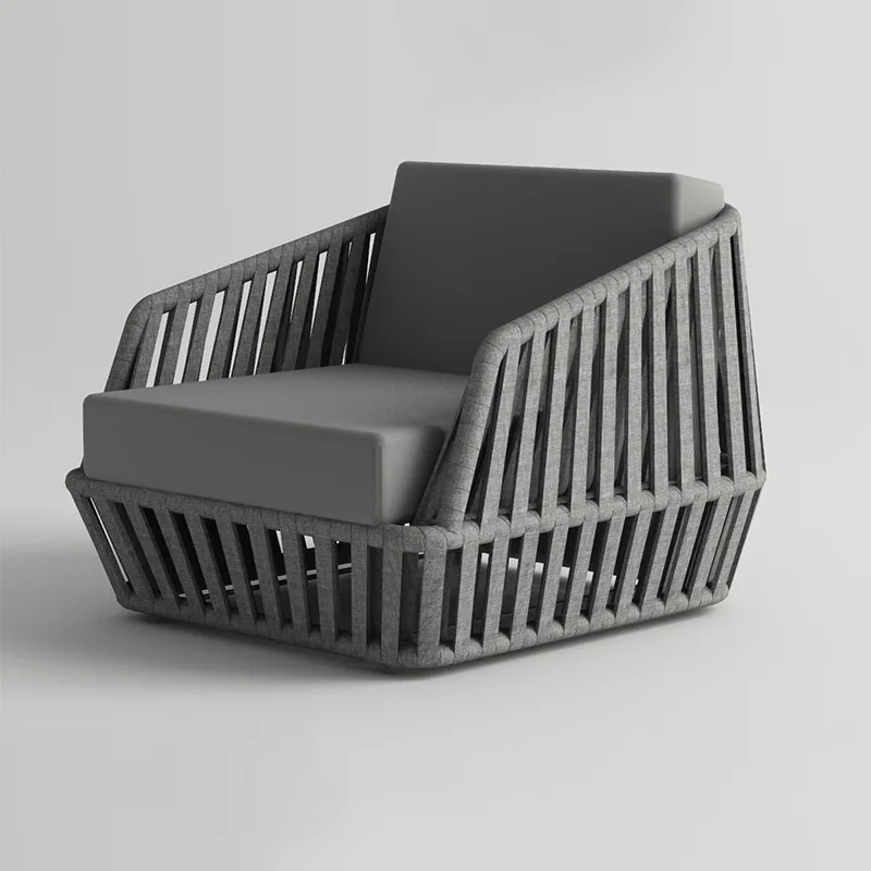 Outdoor furniture rattan sofa open-air balcony courtyard garden leisure sofa