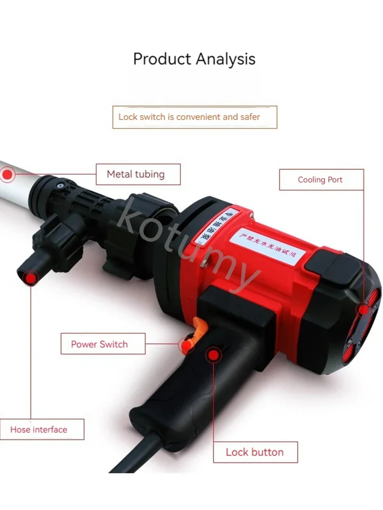 Pompa a barilotto elettrico portatile 220V pompa dell\'olio industriale ad alta potenza tamburo del gasolio con pompa dell\'olio elettrica