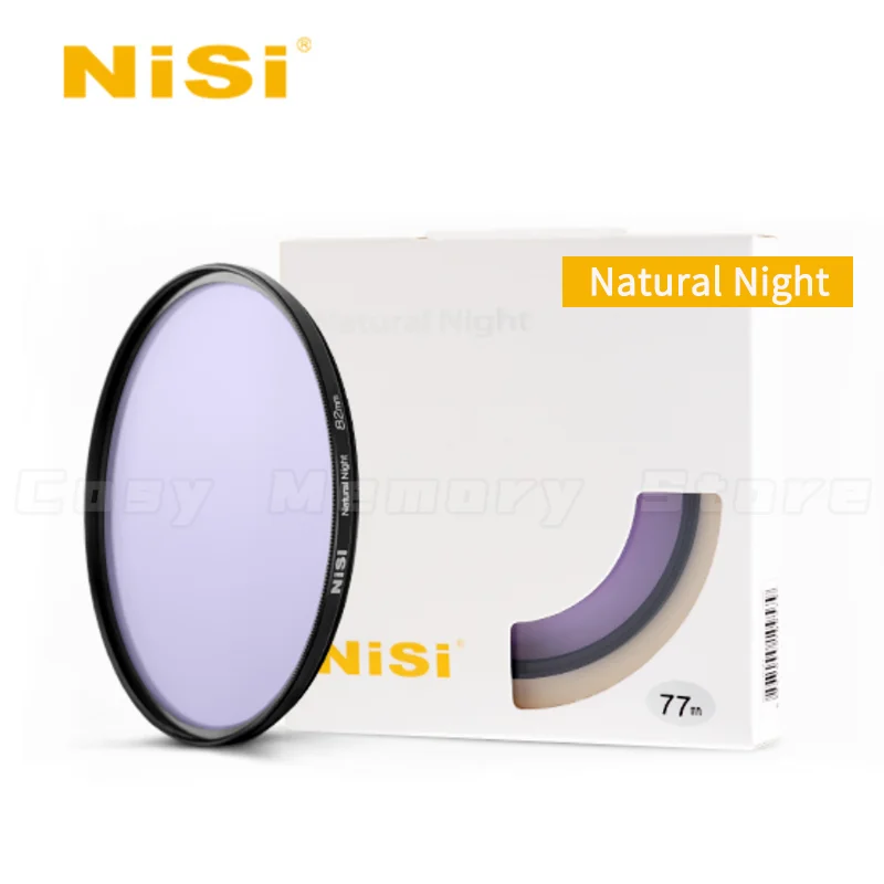 NiSi Natural Night Filter sky night scene filter 67 72 77 82mm to eliminate urban yellow light pollution Micro single lens SLR