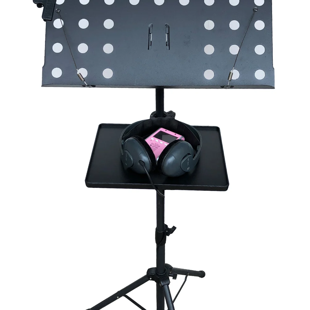 

Music stand tray Hi hat stand tray cymbal stand tray Bracket platform Metronome earphone holder drummer cell phone holder
