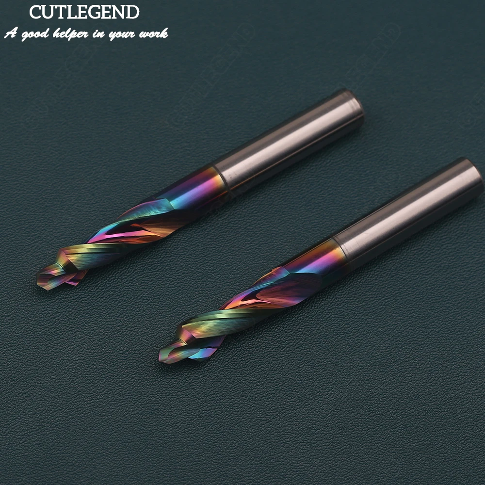 Imagem -06 - Two-stage Tungsten Steel Step Drill Twist Step Drill Parafuso Escareado Chanfro para Alumínio M310m