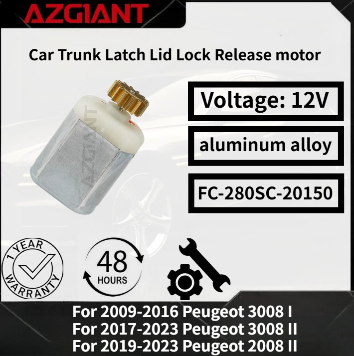 

For 2009-2016 Peugeot 3008 I/3008 II 2017-2023 Car Trunk Latch Lid Lock Release motor Brand new parts Auto Accessories OEM