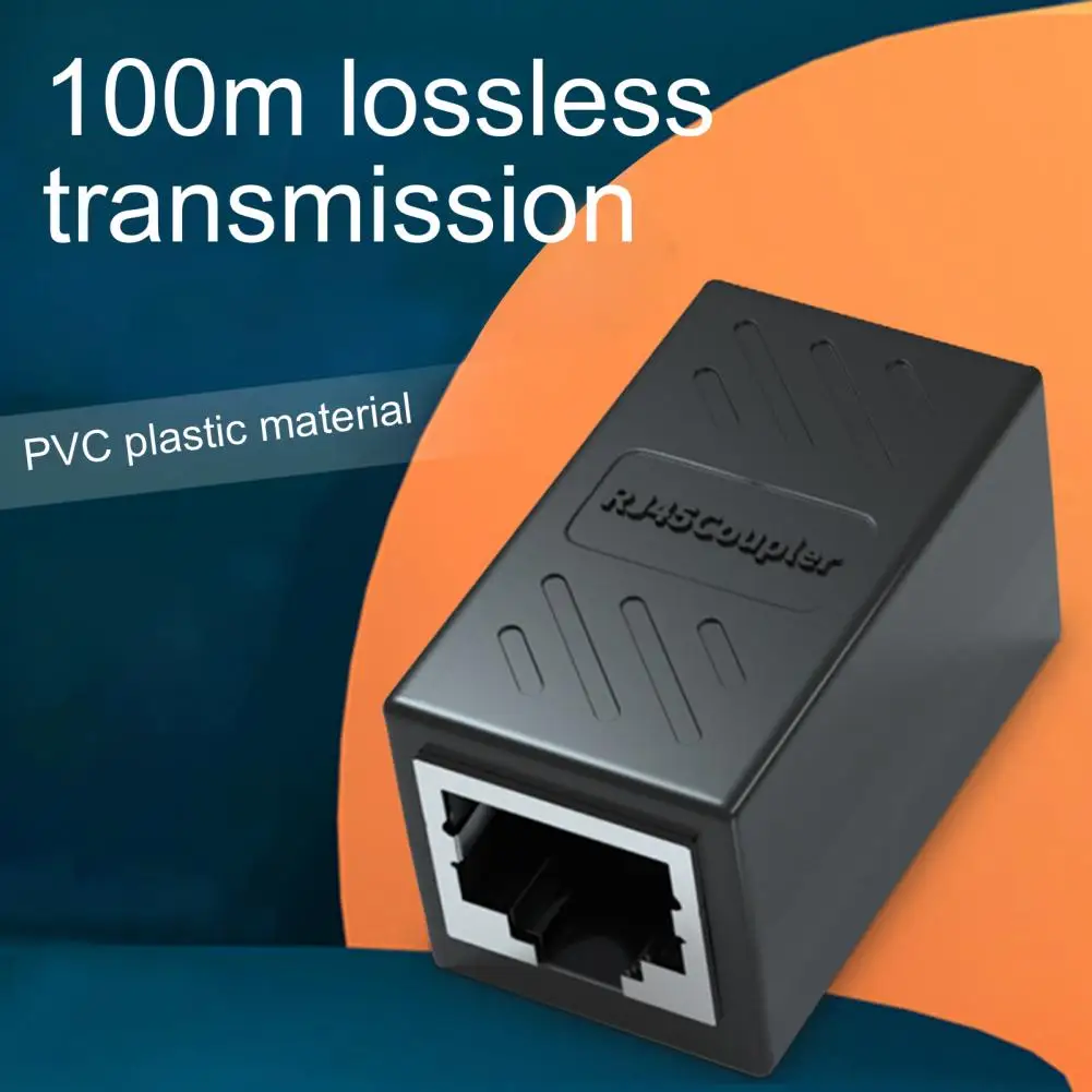 ポータブルネットワークケーブルアダプター,カプラー,メス-メス,rj45,lan,便利,強力,ハブ用コネクター