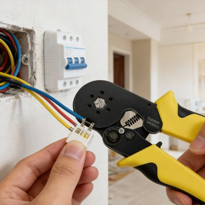 

Multi Specification Functional Tube Type Crimping Pliers Terminal Crimping Pliers Wire Crimping Electrician Specialized Tools