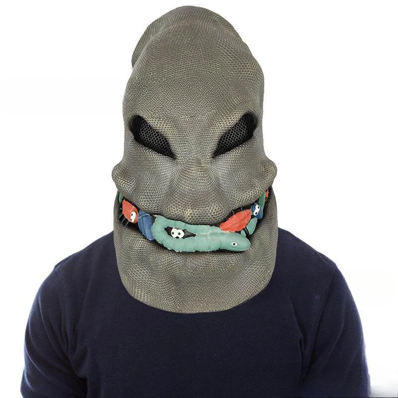 

Halloween Nightmare Before Christmas Latex Mask Scary Scary Ghost Mask Kids Cosplay Party Costume Show Props Supplies
