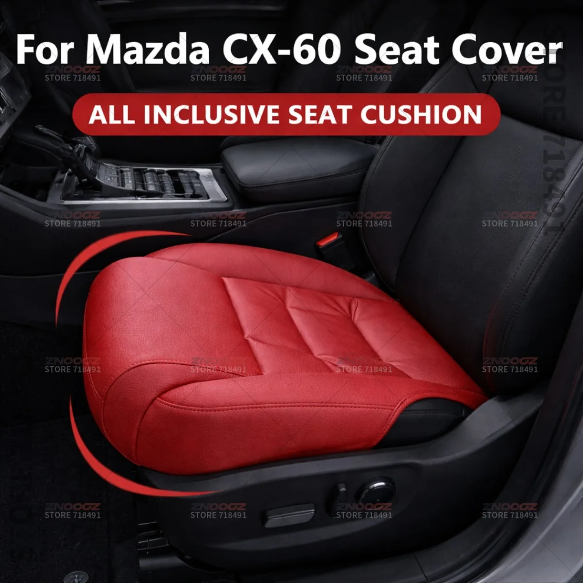 

Подушка-удлинитель для поддержки ног в сиденье автомобиля Mazda CX-60, накладка на сиденье из пены с эффектом памяти, аксессуары для интерьера