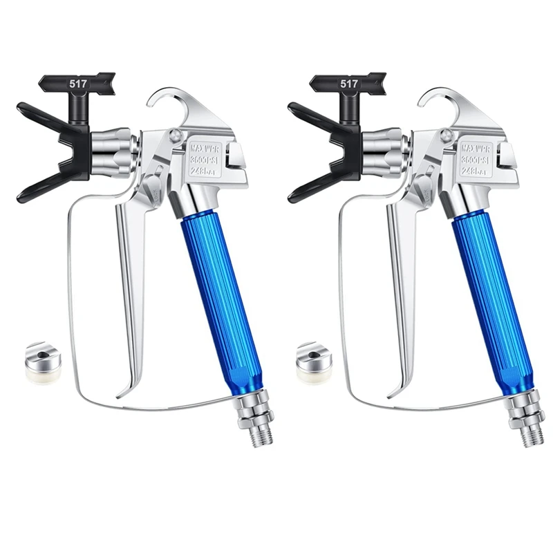 

2Set Airless Paint Spray High Pressure Airless Paint Sprayer With 517 Tip Swivel Joint For Pump Sprayer Accessories