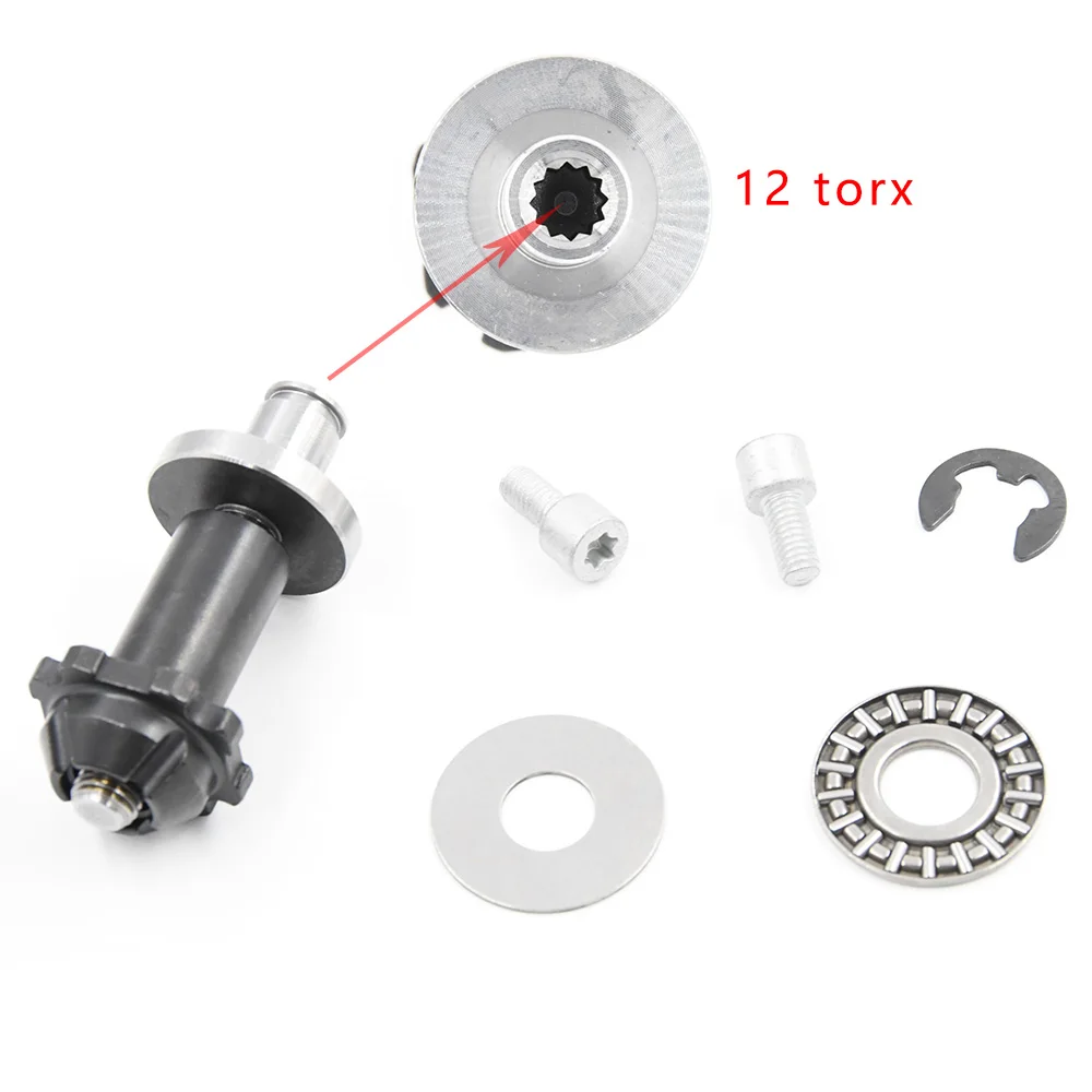 1 Set 12 Torx teeth Rear Hand Brake Motor Caliper Repair Kit For VW Audi Passat B6 B7 CC Tiguan Q3 A4 S4 A5 S5 A6 3c0998281