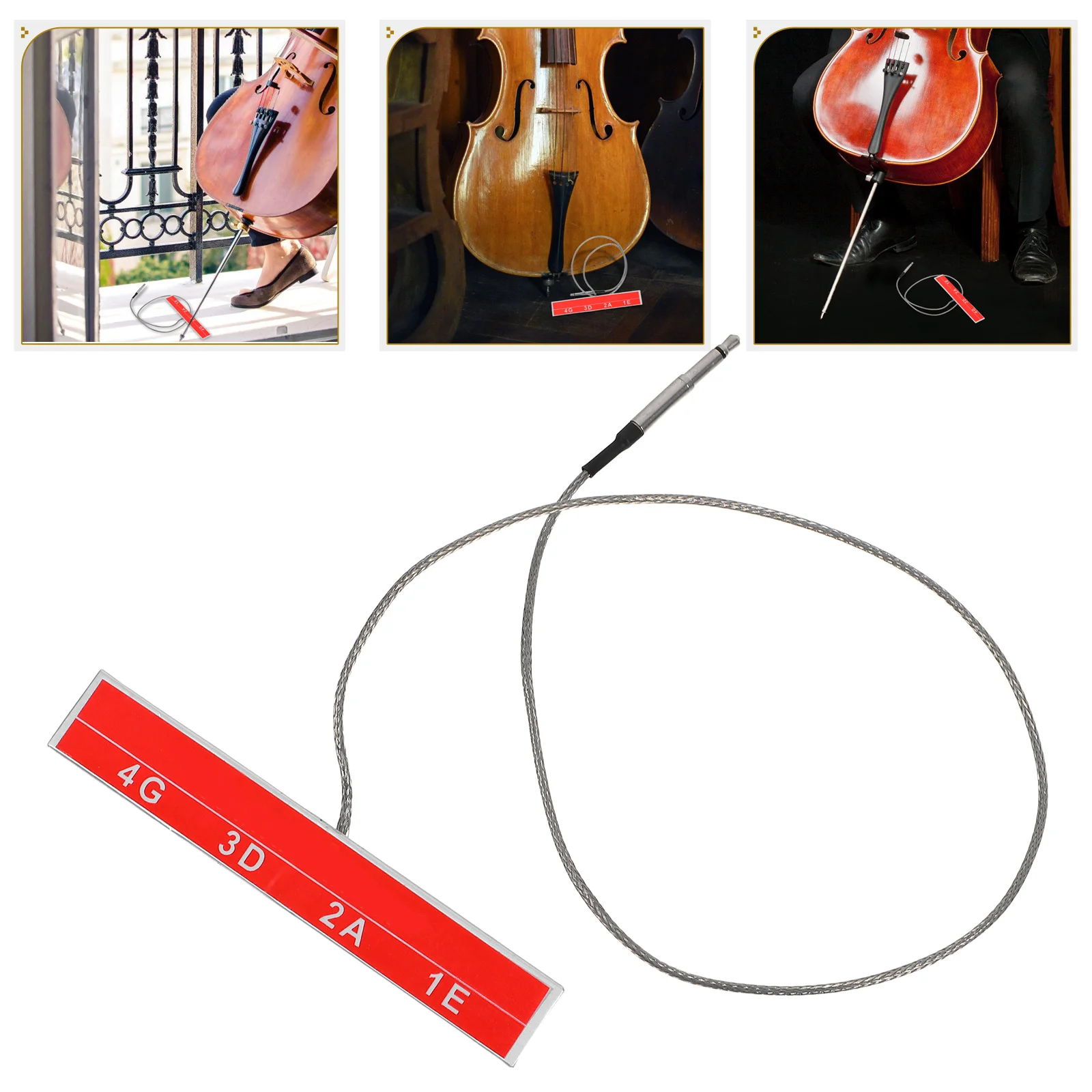 

Cello Sound Strip Piezo Signal Transducer Musical Instrument Electric Pickup Soundboard