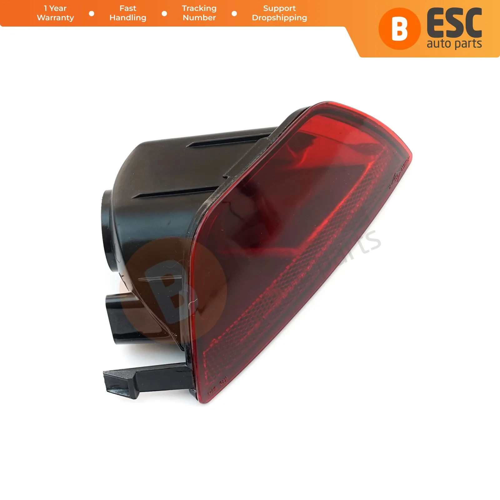 ESP986-2 Rear Bumper Tail Fog End Light Lamp Lens Reflector Right Side 265600010R for Renault Megane 3 4/5 Door  Made in Turkey