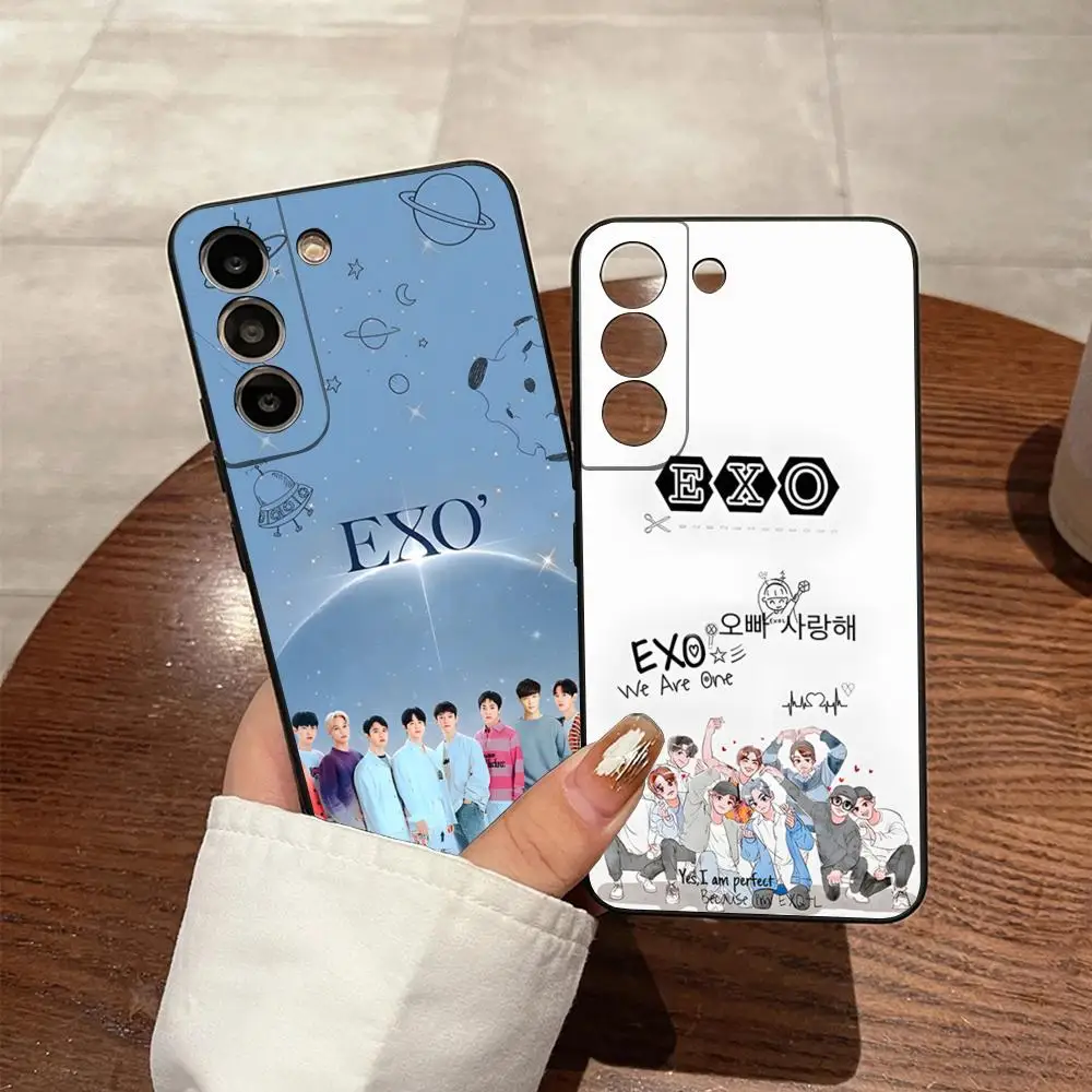 Funda para Teléfono Kpop EXO para Samsung S23 FE, S26, S24 Ultra, S25, S22, S20, S21 Plus, A54, A34, A53, A16