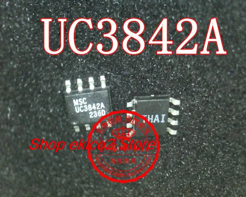 10pieces Original stock  UC3842A UC3842AN SOP8  