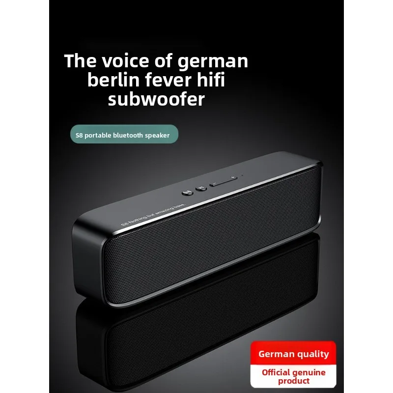

German Wireless Bluetooth Speaker, Audiophile Grade, High Sound Quality, Subwoofer, Home High-end Computer Small Speaker