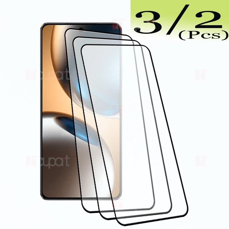 3/2 قطعة الغراء الكامل ل Realme GT7 الزجاج المقسى 9H المضادة للخدش للصدمات ل Realme GT 7t حامي الشاشة غطاء كامل #1