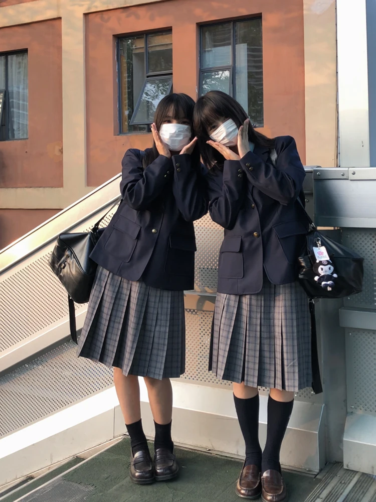 Harajuku Original Plaid Skirt Jk Uniform School Supply Sense Pleated Half College Style Daily Clothes Multiple Skirt Lengths