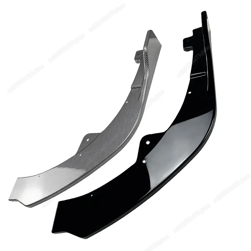 Car Front Bumper Spoiler Lip Splitter Diffuser Guard For Toyota Camry XV70 2021-2023 Sport Models ABS Gloss Black Bodykit Tuning