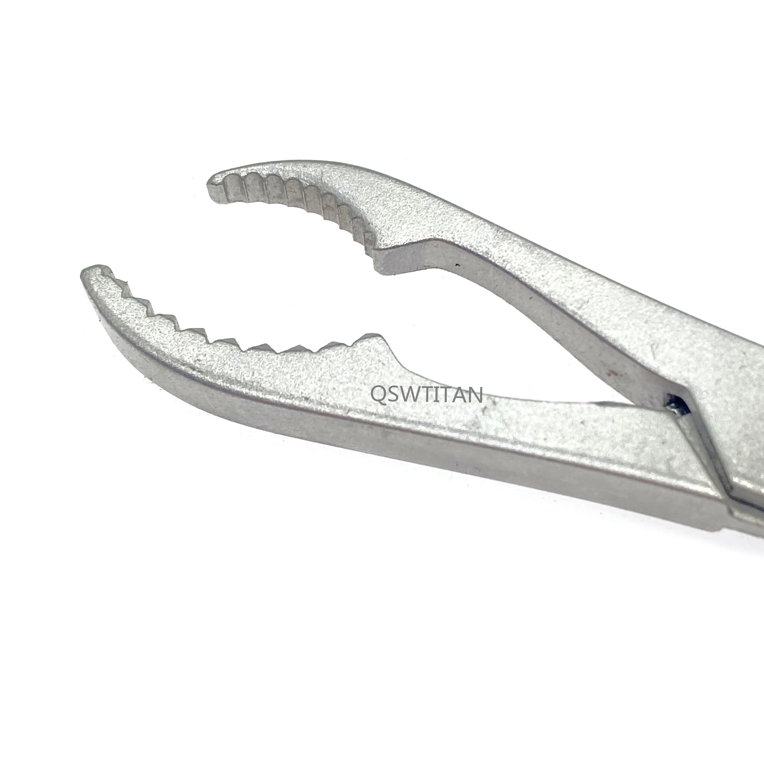 Ankle Bone Holding Forceps Straight Curved Orthopedics Surgical Instruments