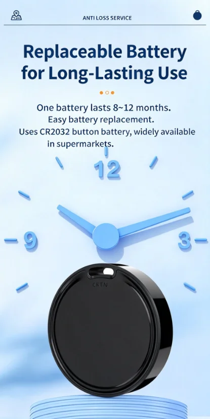 Portable Smart Bluetooth Anti-Lost Tracker, Item Locator Finder Tag for Keys Wallets Bags Luggage Small Personal Belongings