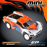 1/24 Serpent Mini RC Car with Gyro 2.4GHz EP RC Car RTR Remote Control Car Electric Toys for Adults and Kids Mini Spyder SC New